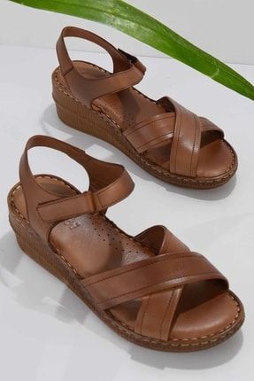 Taba Leather Kadın Sandalet K05907022303