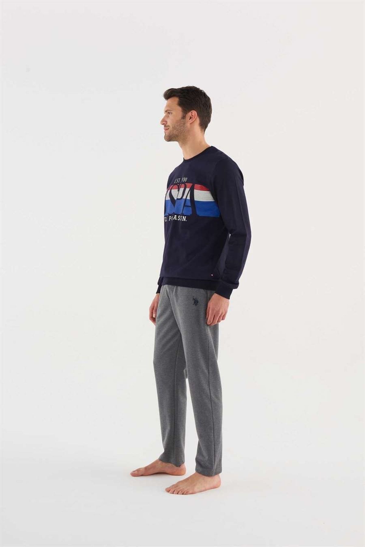 U.S. Polo Assn. ست لباس خواب مردانه 18606