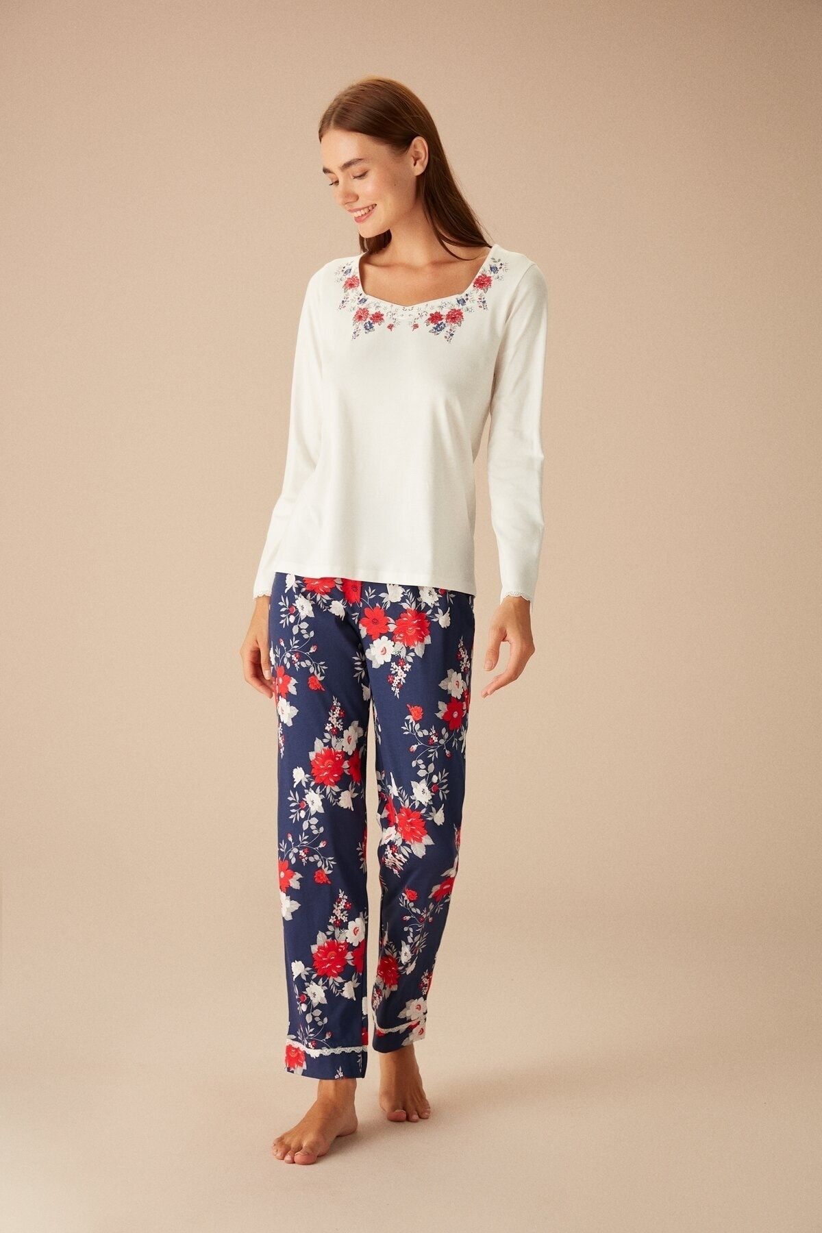 SUWEN Alina Pijama Takımı SN6111