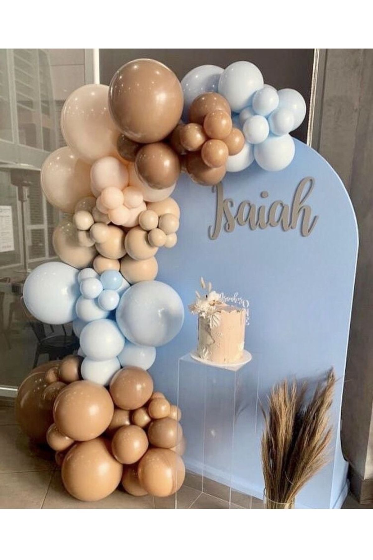 Baby boy best sale balloon garland