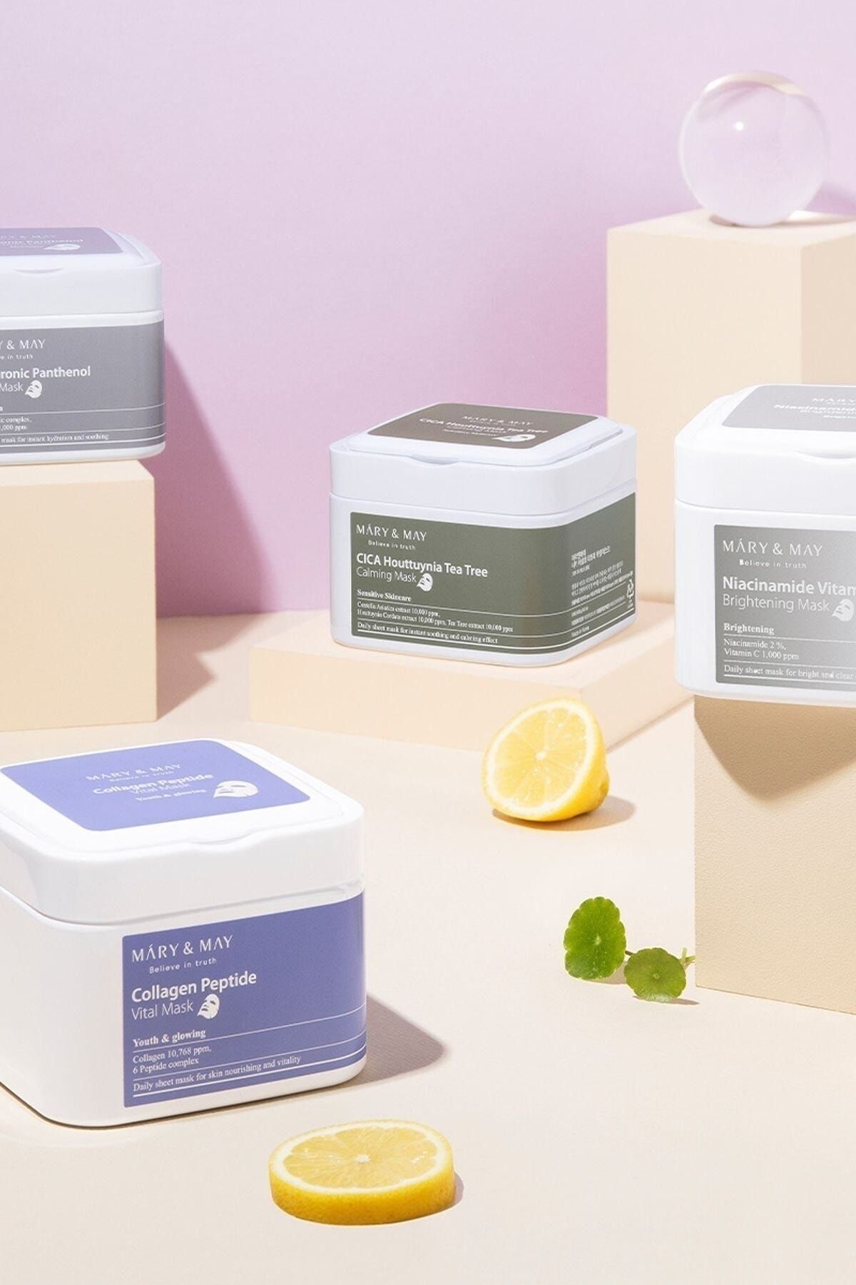 ماسک صورت HYALURONIC PANTHENOL HYDRA MASK 30 PCS 400 گرم Mary & May