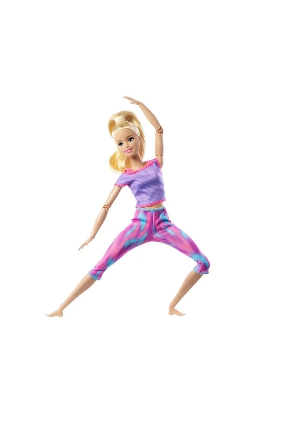 Barbie Sonsuz Hareket Bebeği, Sarışın Desenli Taytlı GXF04 fotoğrafı 2 (önizleme)