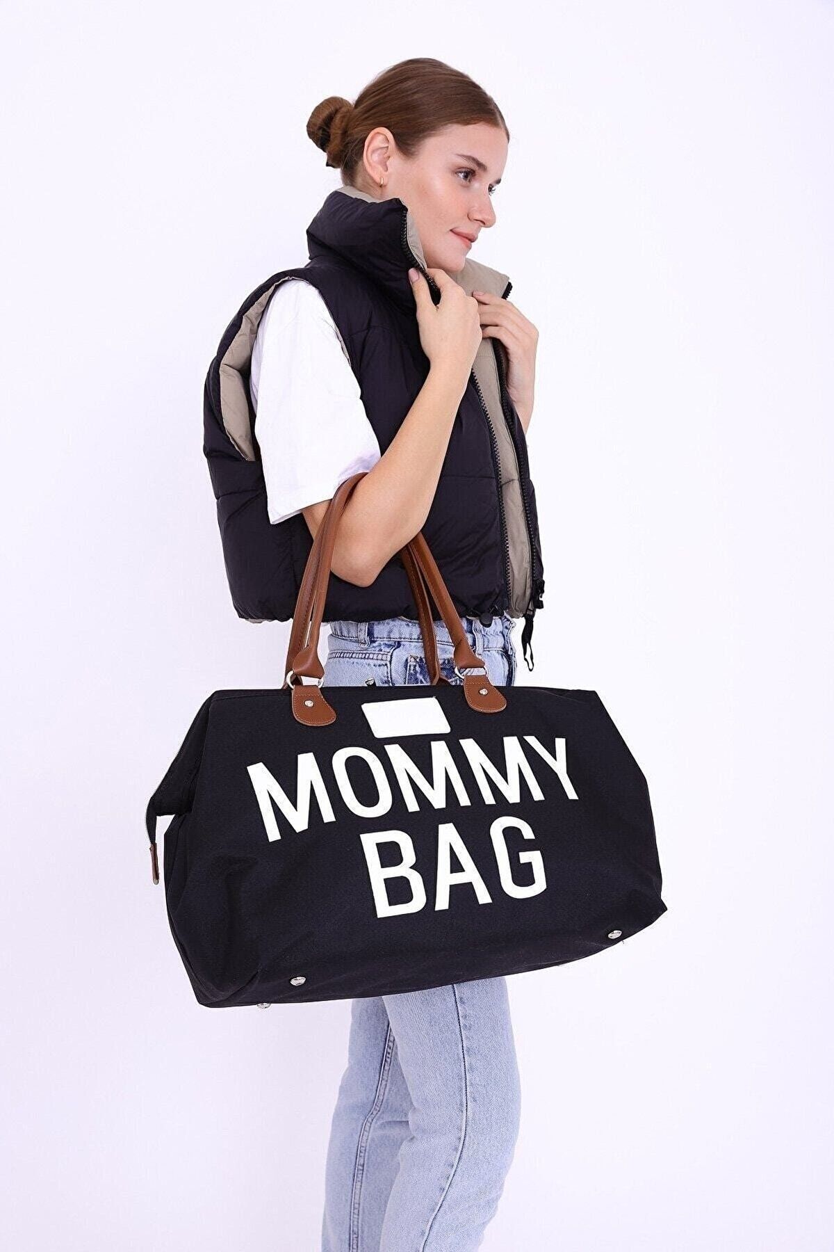 RUBBAG Mommy Bag Bebek Çantası Ve Anne Bebek Bakım Sırt Çantası Termal Biberonlu CV10739