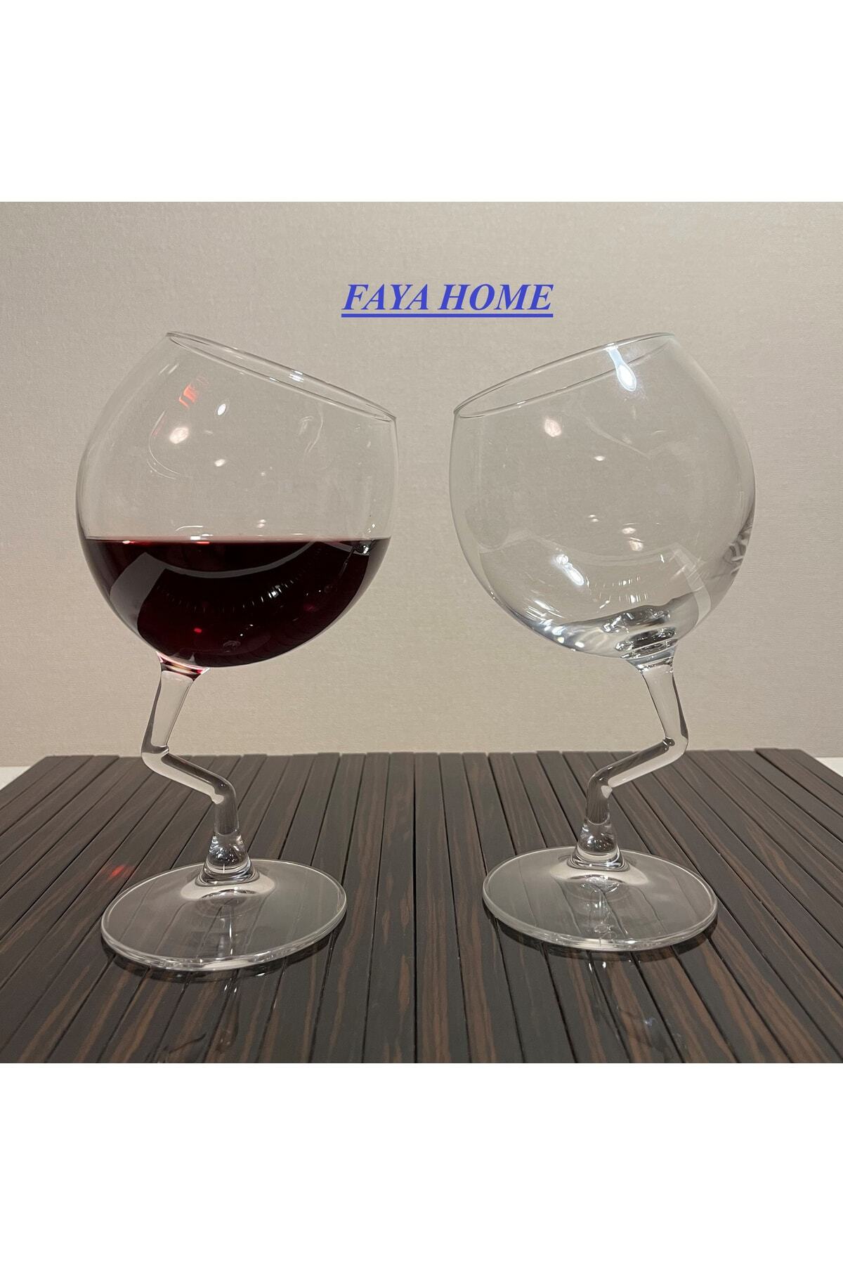 Paşabahçe Faya Home Zikzak Ayak Tasarım Kadeh 2 ‘li Takım