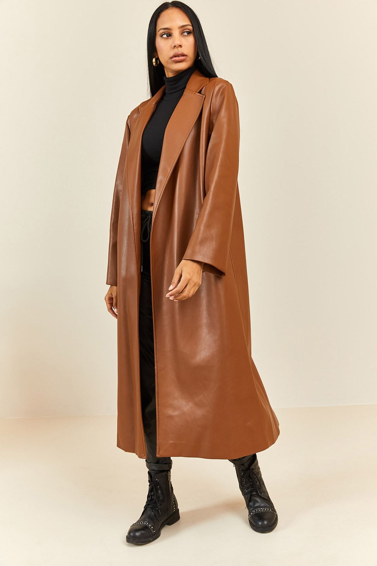 Long 2024 tan jacket
