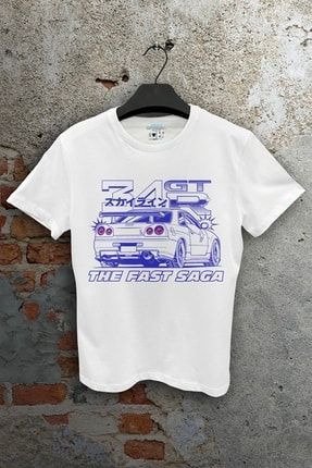 The Fast Saga Beyaz Unisex Tshirt WEPOD102211
