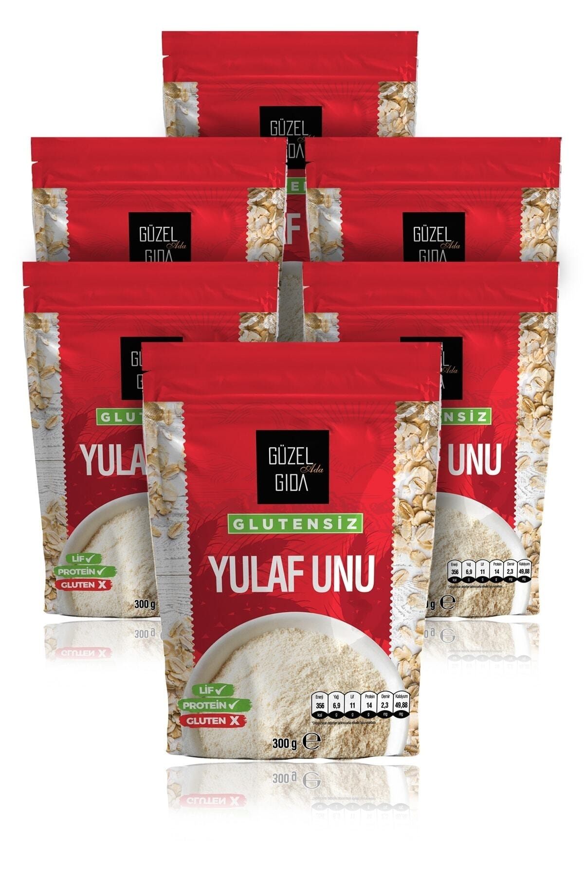 Güzel Ada Gıda Glutensiz Yulaf Unu 300 Gr X 6