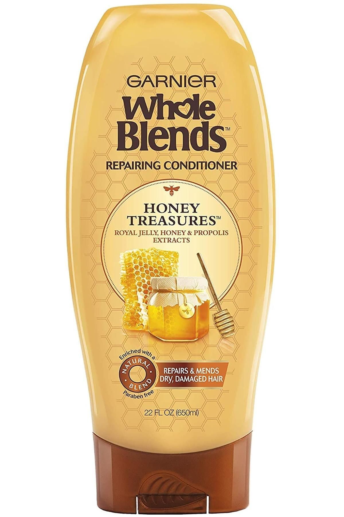Garnier محصول تقویت‌کننده مو با عصاره عسل Whole Blends 650 میلی‌لیتر