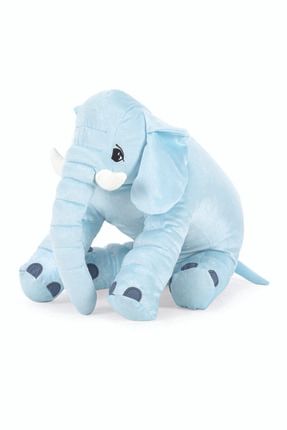 Oyun Ve Uyku Arkadaşım Peluş Fil 55 Cm - Mavi MJ-ELEPHANT