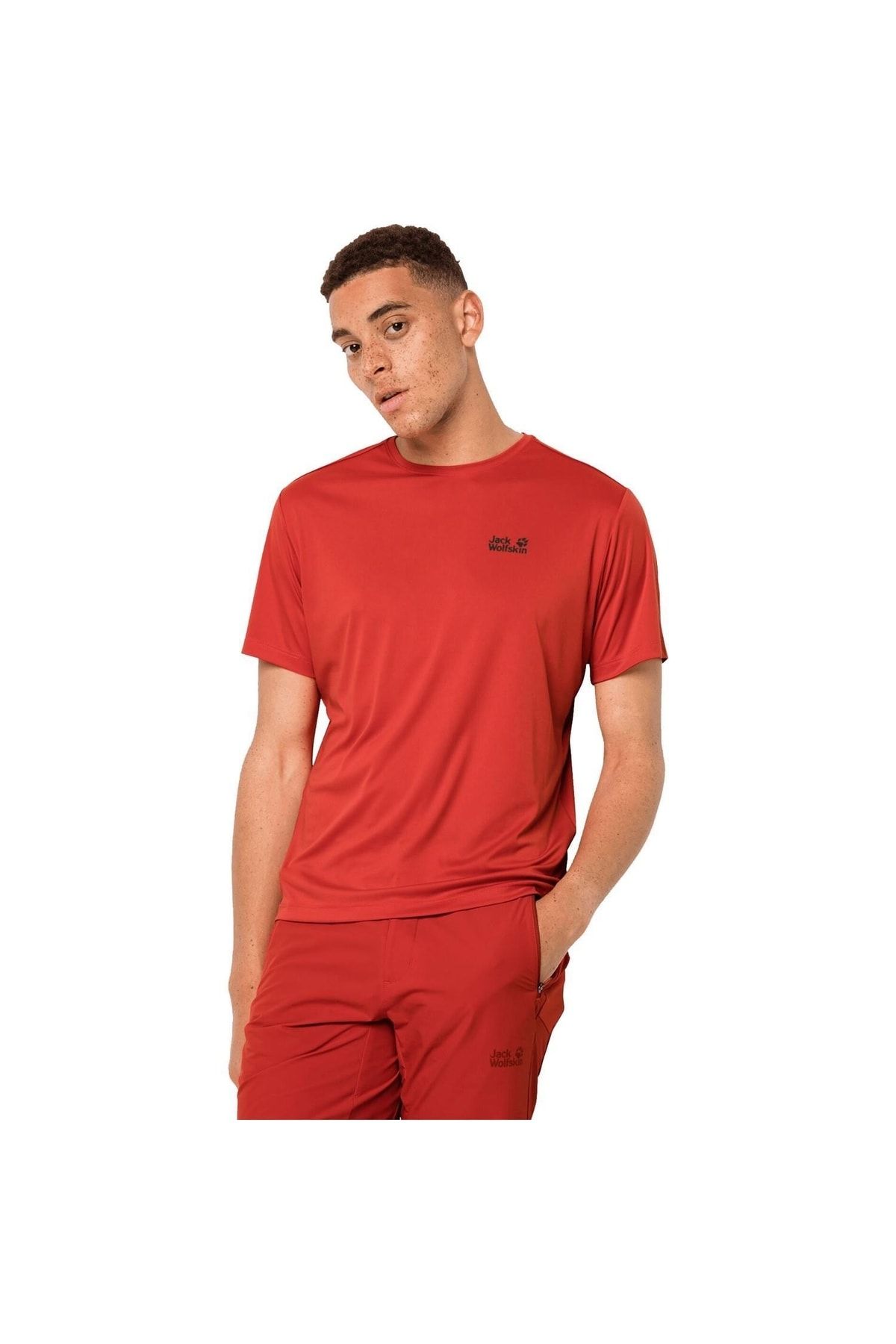 تی شرت مردانه Tech T Red S Jack Wolfskin