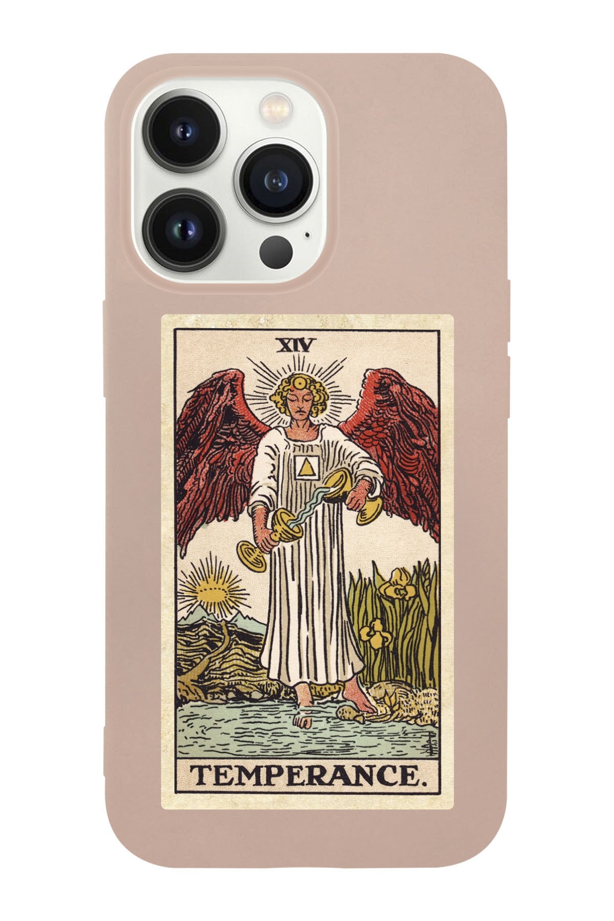 Iphone 14 Pro Compatible Temperance Design Inner Suede Launch Phone Case