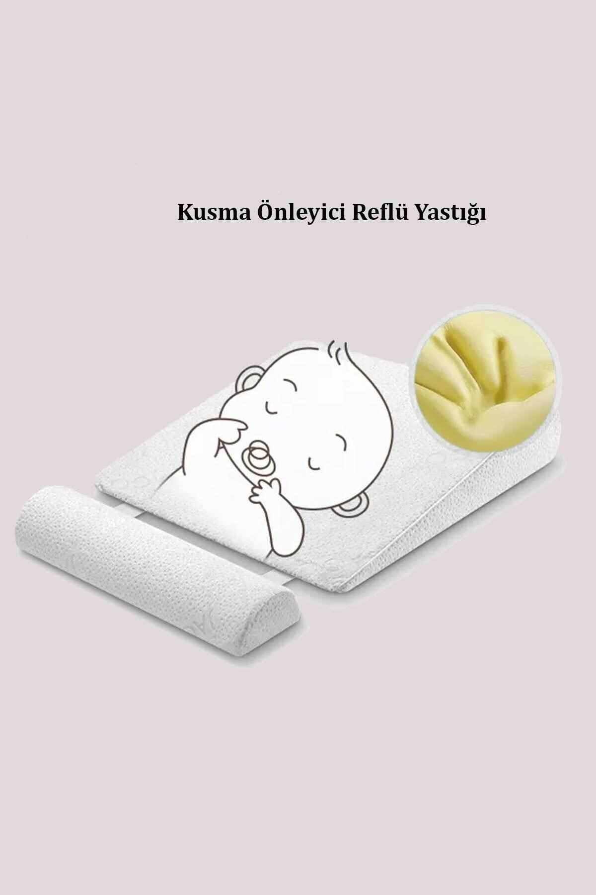 Genel Markalar Bebek Reflü Yatağı Yıkanabilir Kılıflı Ortopedik Bebek Yatağı Yan Yatış Yastığı fotoğrafı 3 (önizleme)