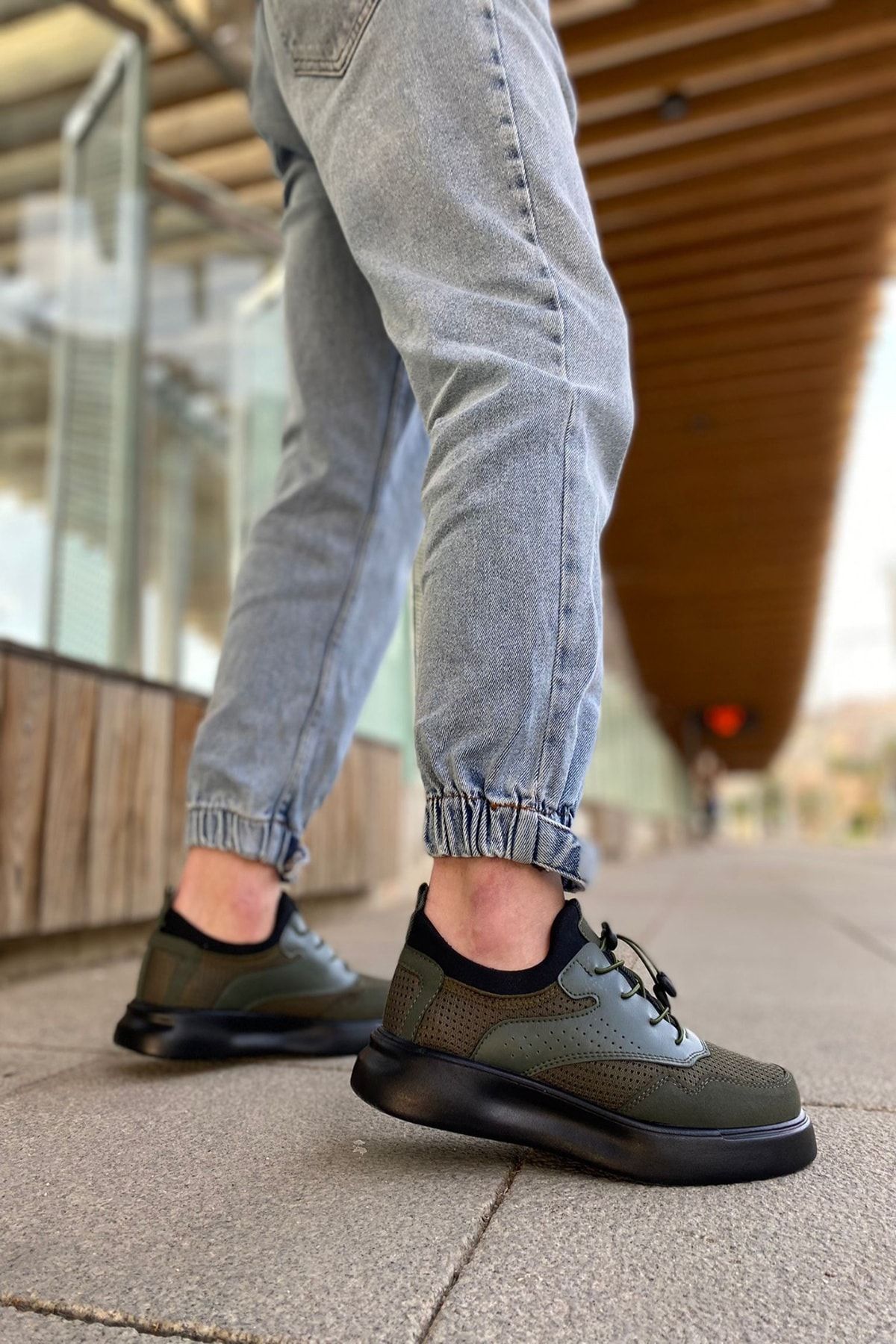 Khaki sports hotsell shoes
