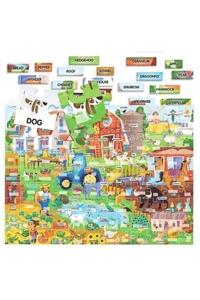 100 Ingilizce Kelime Çiftlik Puzzle 100cifting