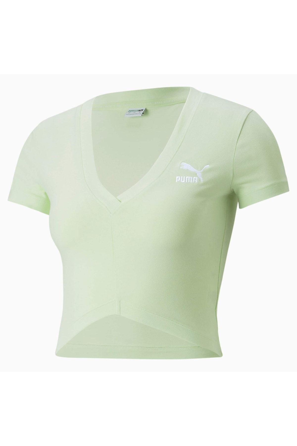 Puma Classics Kadın Yeşil Tişört (537154-32)