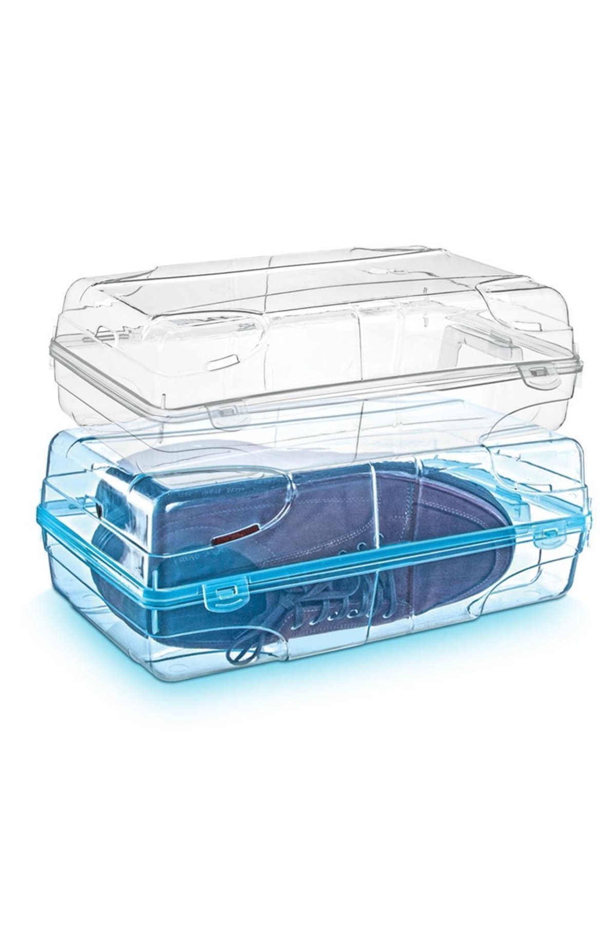 2Pcs Men's Shoe Box Shoe Protector 36x21x14cm Men's Shoe Protection Storage Box Breathable