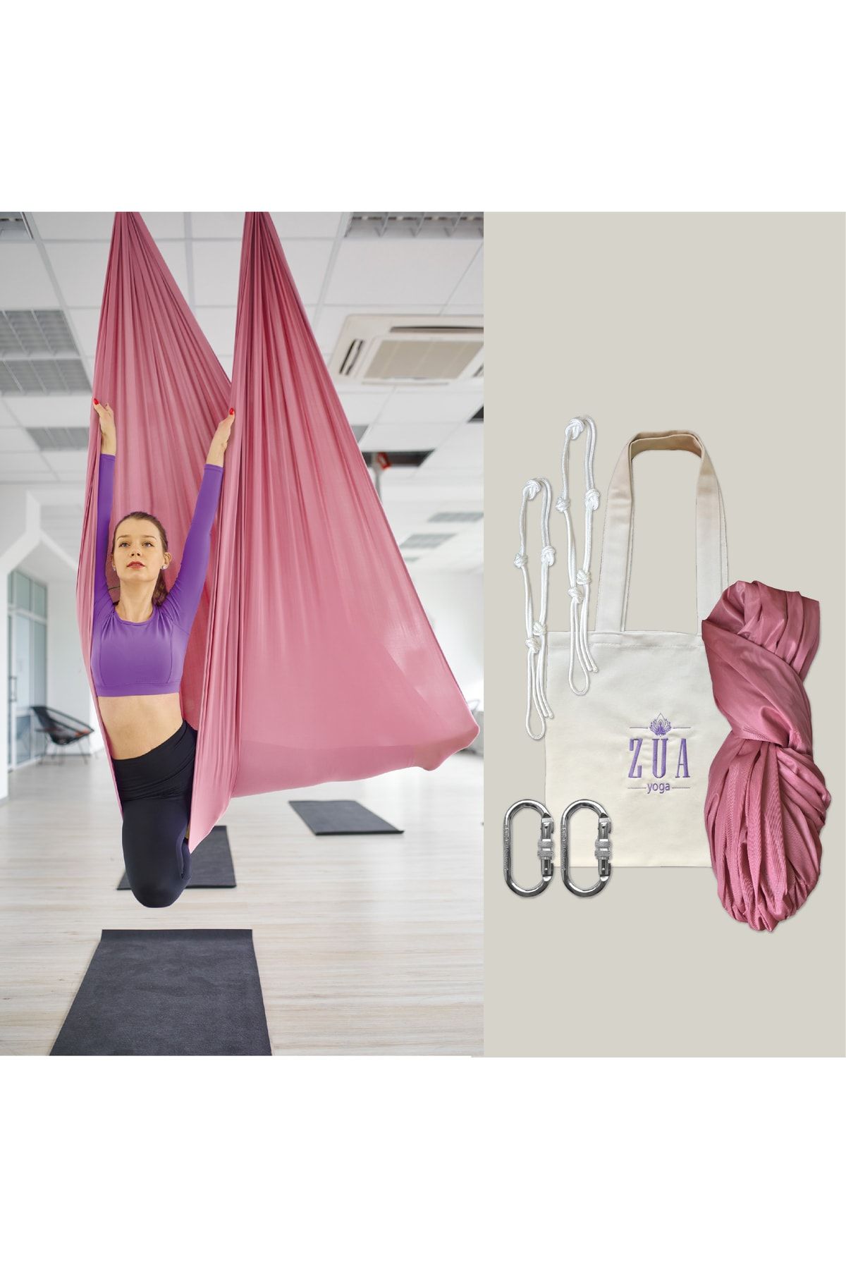 YogaBody, Other, Pink Yogabody Yoga Trapeze Set