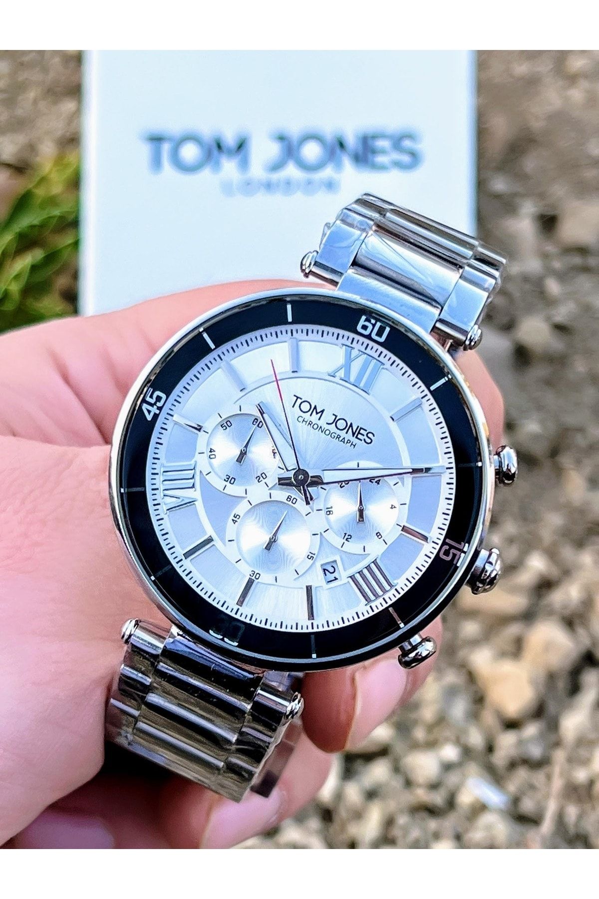 Tom Jones-Nstj.1.1153.04 Steel Color Non-Throw Cord Inner Functions Active 3atm Waterproof Wristwatch 2