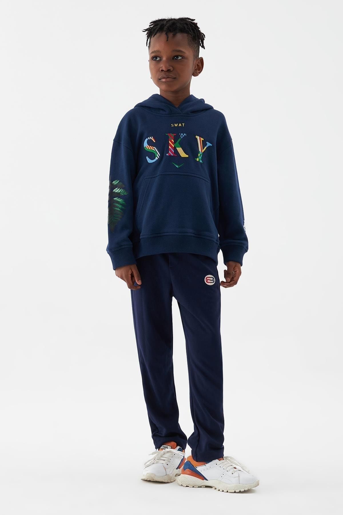 SWATSKY Sweatshirt Dunkelblau Regular Fit Fast ausverkauft