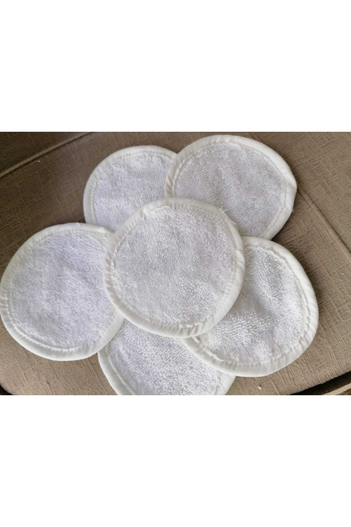 MEŞELİ TEKSTİL-12 Pieces Washable Eye Face Neck Lip Towel Makeup Removal Pad 3