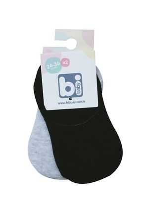 Kız Erkek Bebek Basic Desen Silikonlu 2li Babet Çorap STL00005027