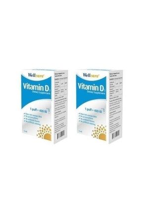 Vitamin D3 400 Iu 5 ml Sprey 2 Adet 86996805900282