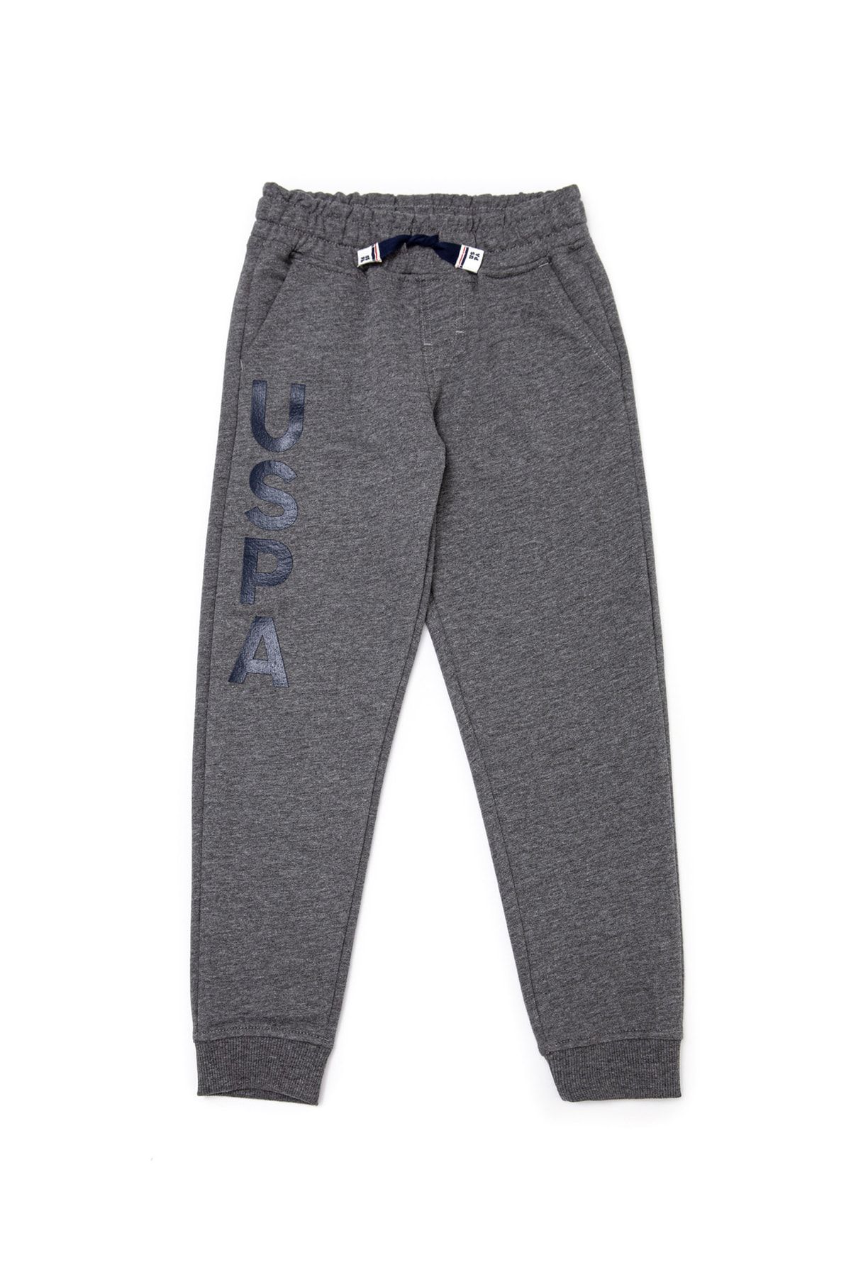 شلوار ورزشی ملانژ پسرانه Skinny Leg Grey Amataxsk022 U.S. Polo Assn.