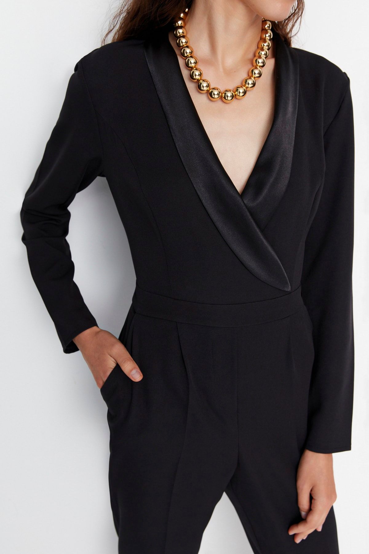 The limited black sales jumpsuit