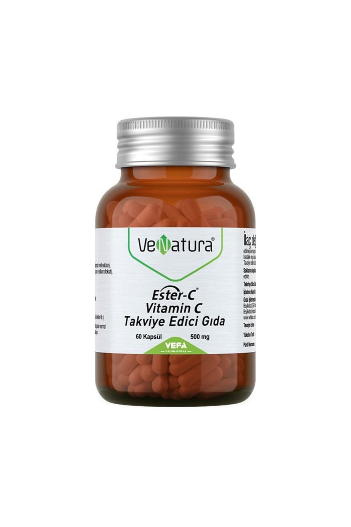 Venatura Esterc Vitamin C Takviye Edici Gıda 60 Kapsül Fiyatı