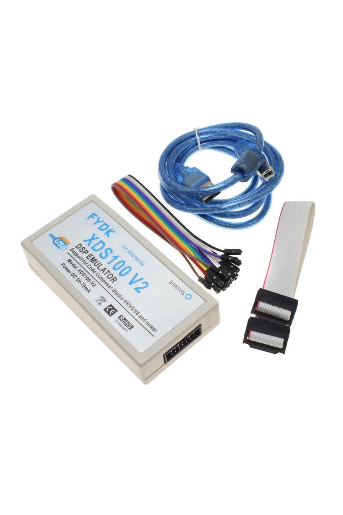 Xds100 V2 Dsp Usb Jtag Emulator Texas Tı Dsp Hata Ayıklarıcı Programlayıcı Debugger 6
