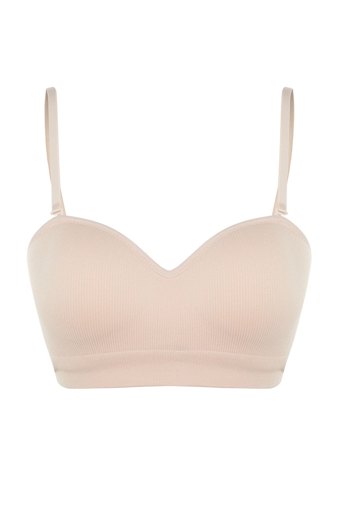 Trendyol Collection-Skin Seamless/Seamless Beschichteter Abnehmbarer Trägerloser Strick-BH mit Träger THMAW23SU00069 7