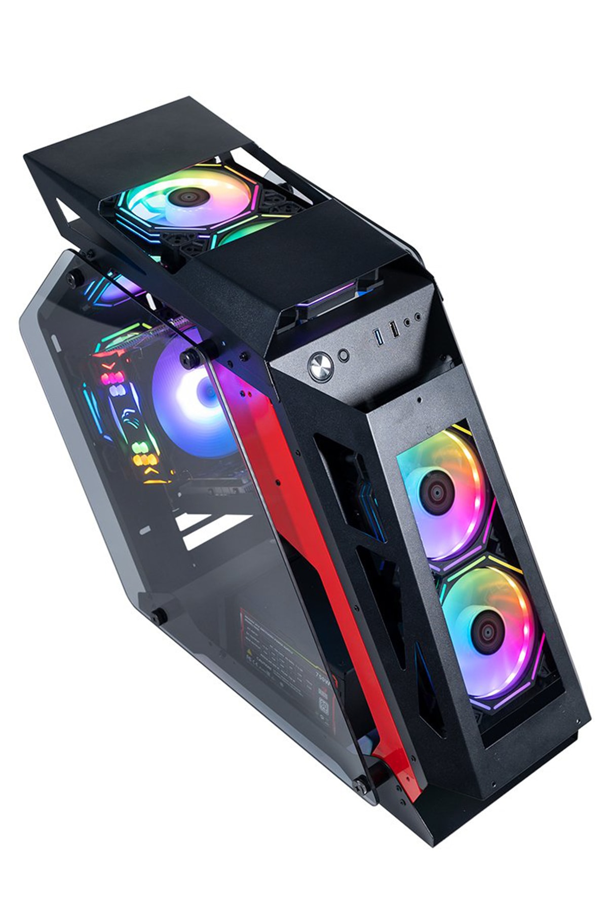 Robo K14 Ryzen 5 3600 32gb 256gb M.2+1tb Gtx1050ti Gaming Desktop