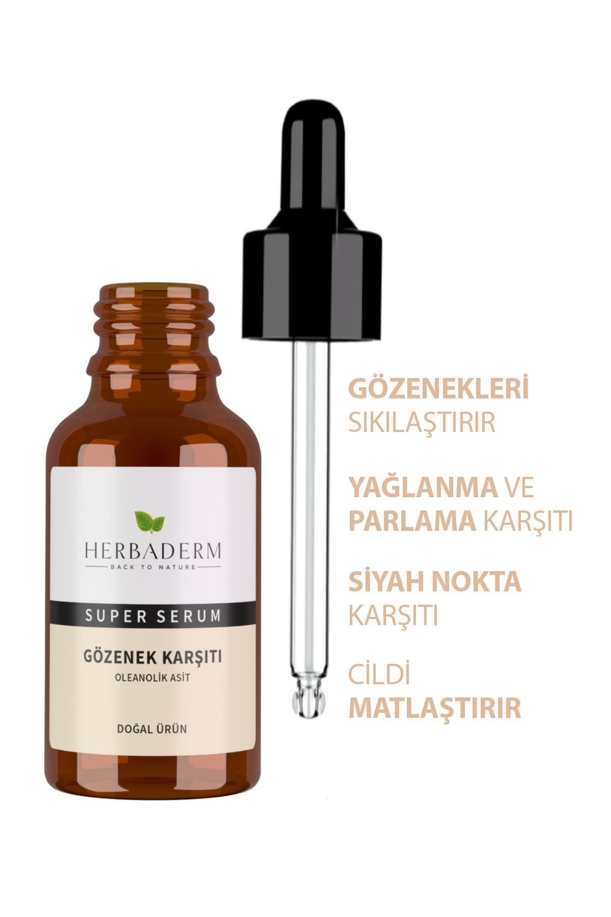 Super Serum (OLEANOLIC ACID) Anti-Pore 30 ml Herbaderm