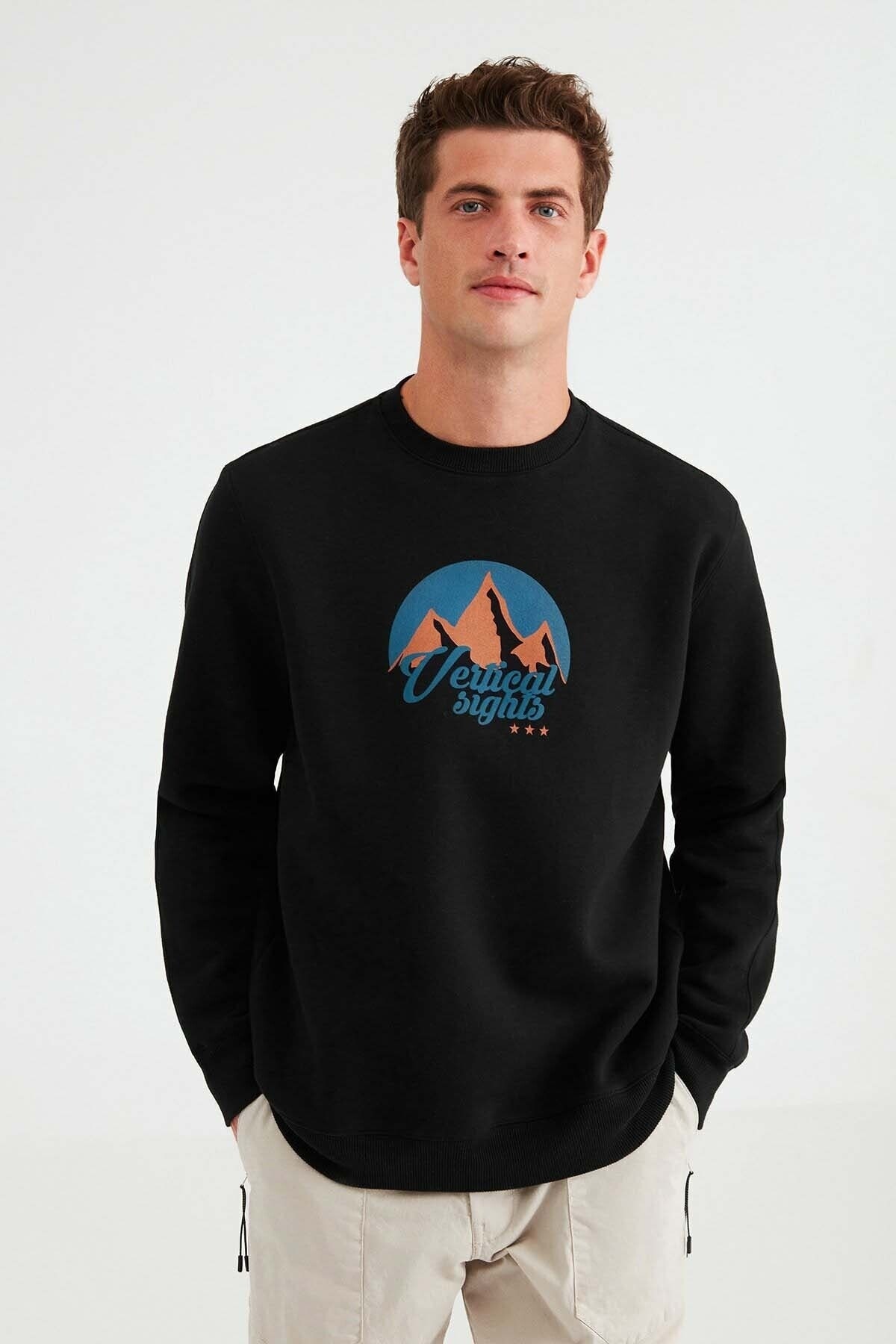 GRIMELANGE Sweatshirt Schwarz Figurbetont Fast ausverkauft