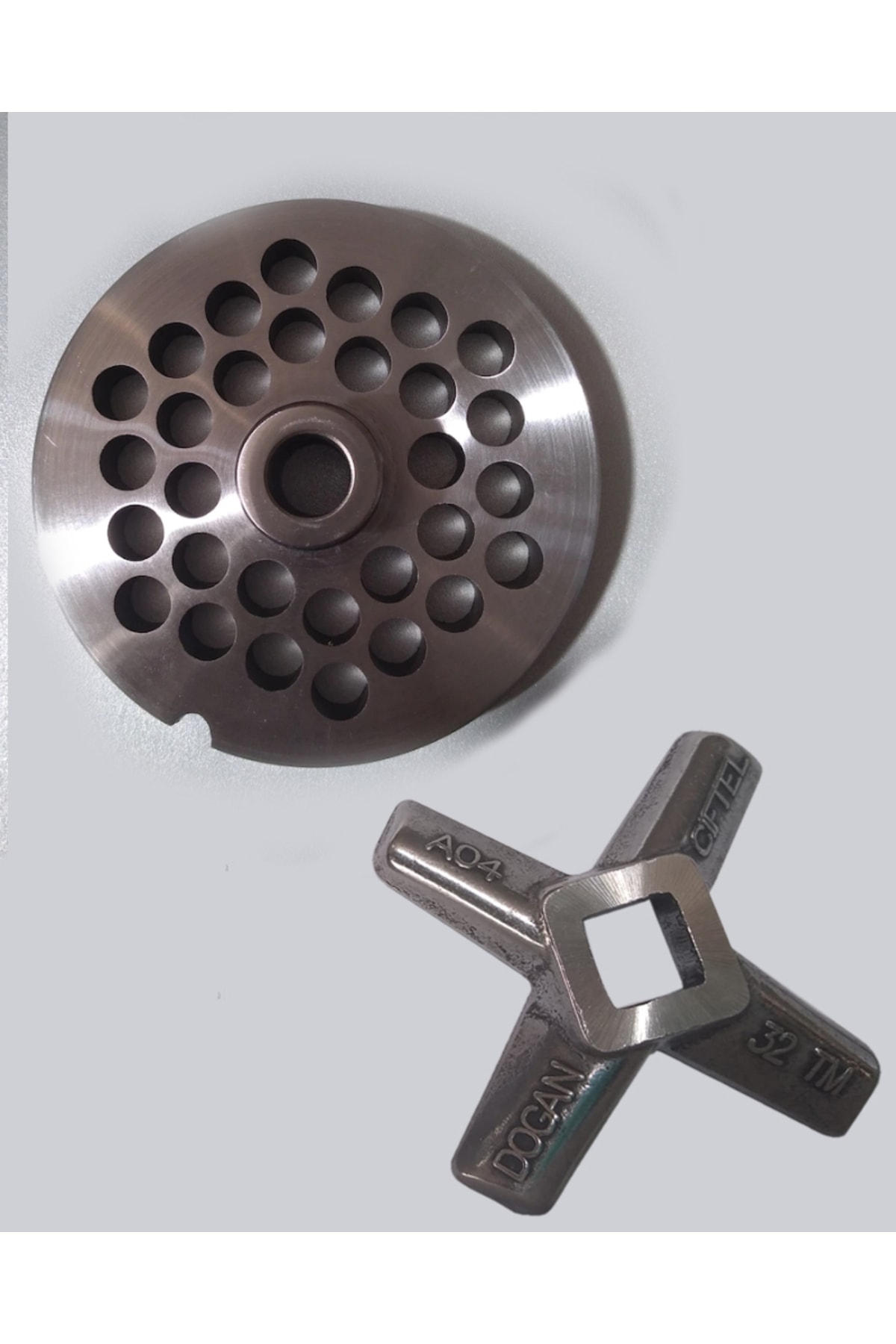 Number 32 Meat Grinder for Butchers 10 Mm Mirror And Knife Set Spare Set