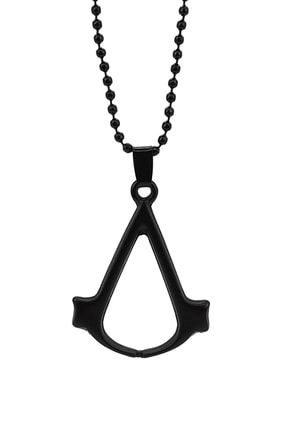 Assassin\'s Creed Kolye - Top Zincirli Siyah Renk Oyuncu Kolyesi BU00137BJ01SYHUX