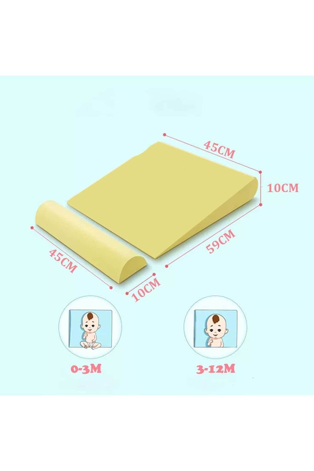 Genel Markalar Bebek Reflü Yatağı Yıkanabilir Kılıflı Ortopedik Bebek Yatağı Yan Yatış Yastığı fotoğrafı 4 (önizleme)