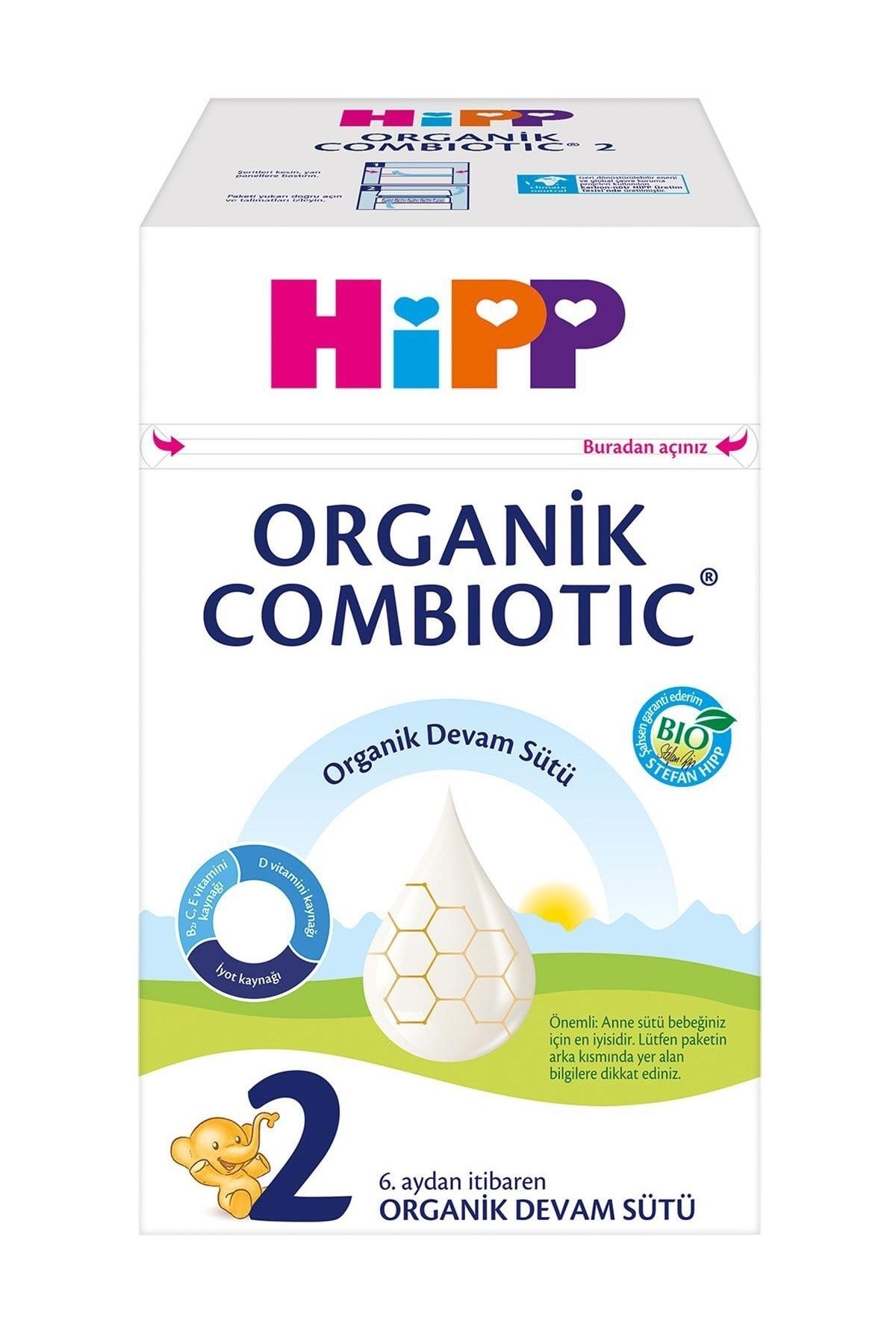 Hipp 2 Organik Combiotic Bebek Sütü 800 Gr