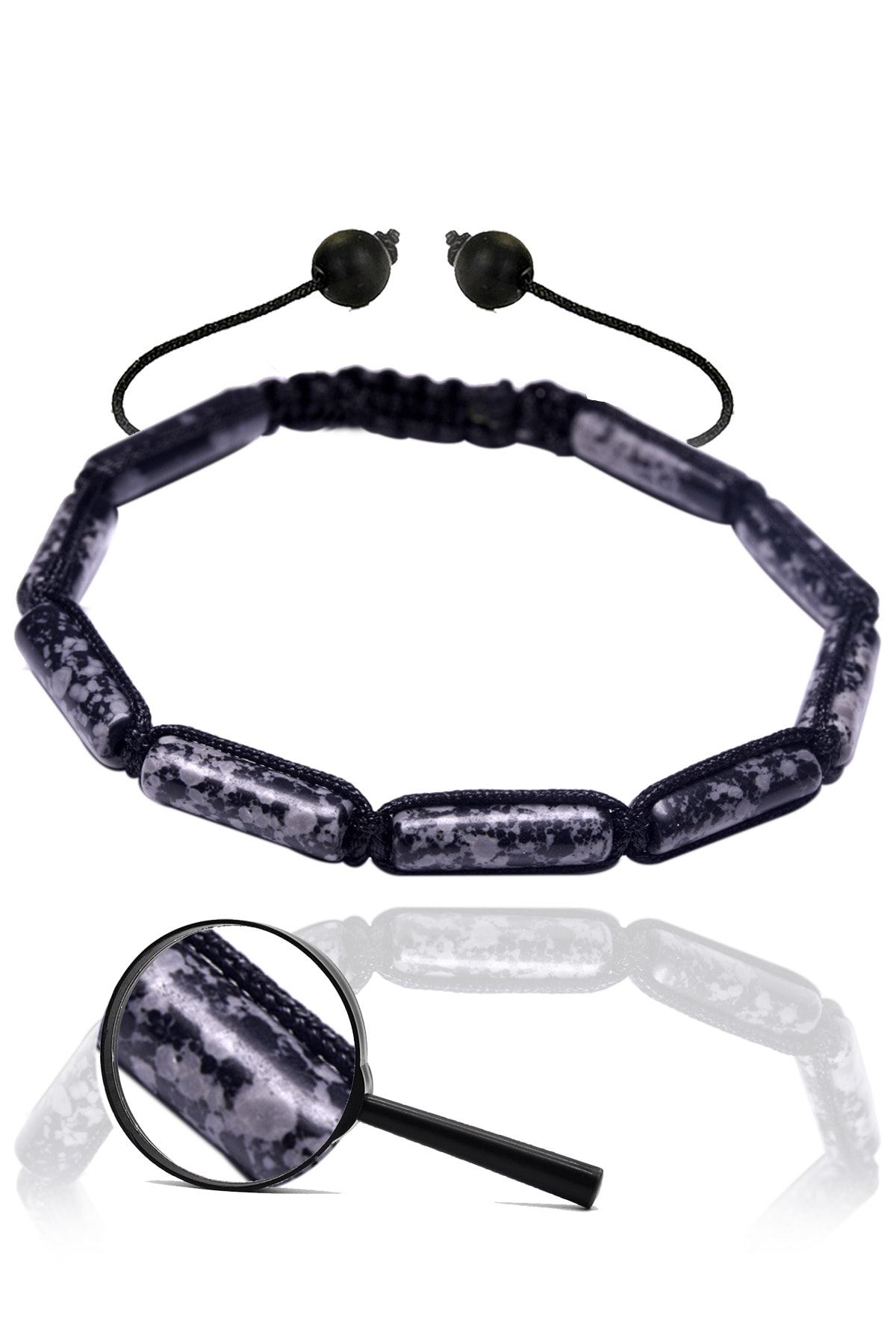 Obsidian stone sale bracelet