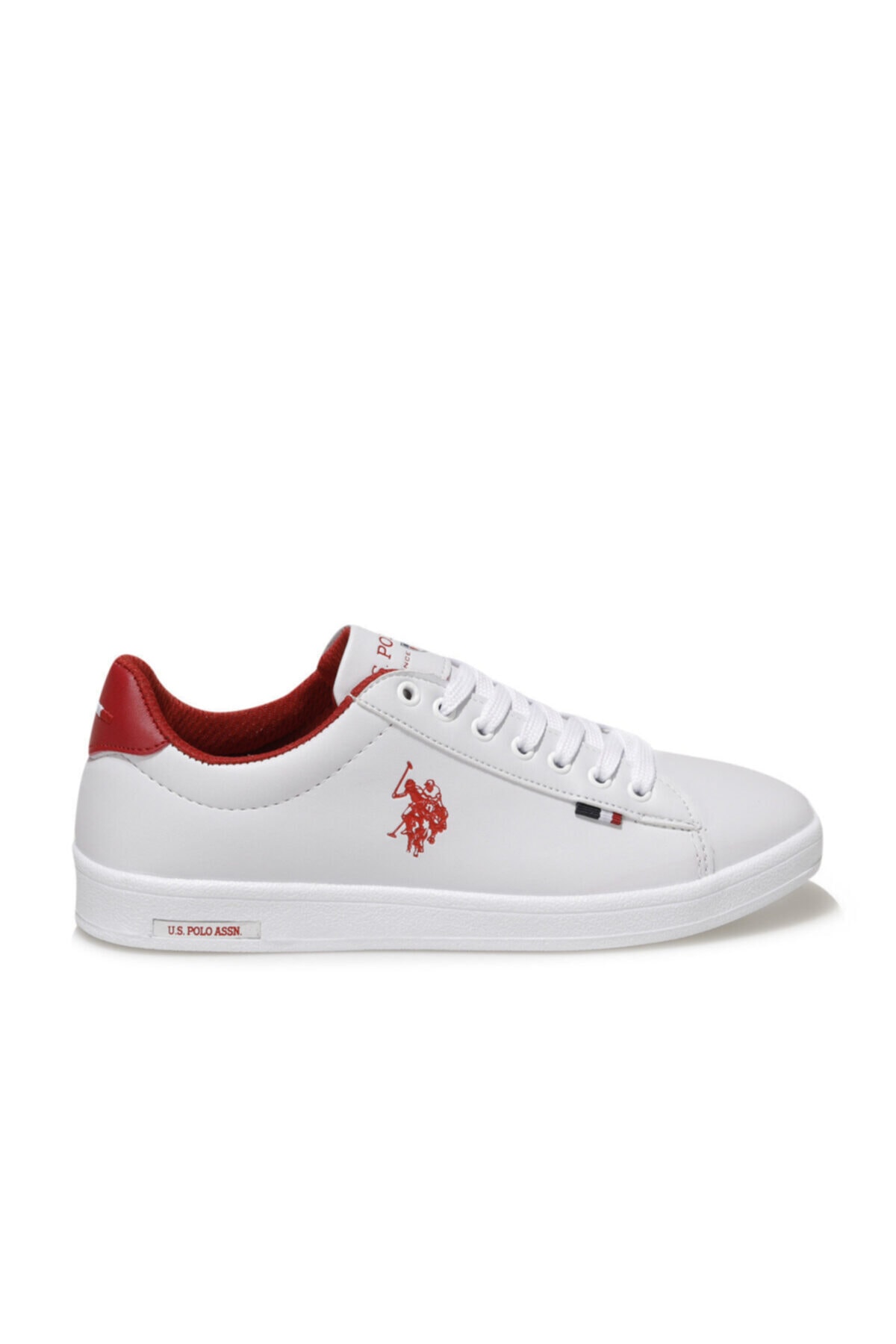 کفش U.S. Polo Assn. یو اس پولو کفش زنانه سفید FRANCO WMN 1FX 100910290 اورجینال - تصویر 2