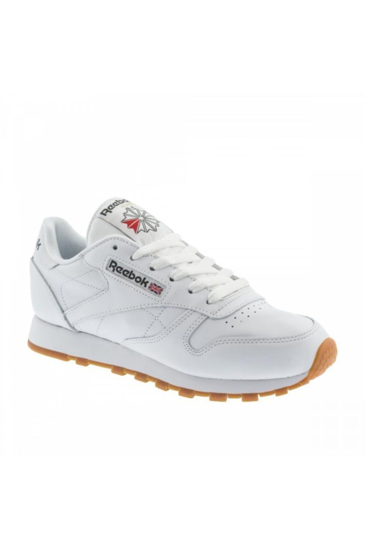 1_org_zoom 49799 کفش Reebok ریباک چرمی کلاسیک مردانه سفید روزمره اورجینال - تصویر 1