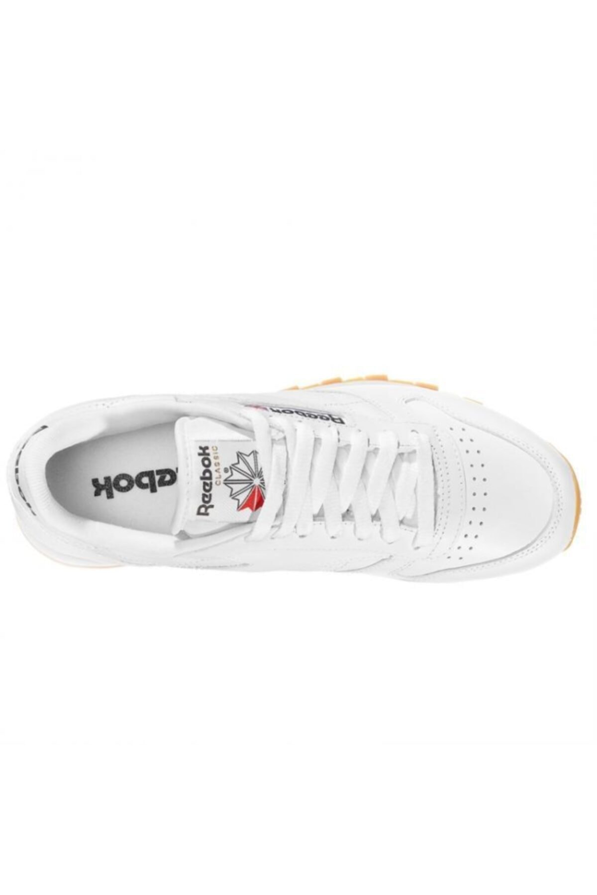 49799 کفش Reebok ریباک چرمی کلاسیک مردانه سفید روزمره اورجینال - تصویر 5