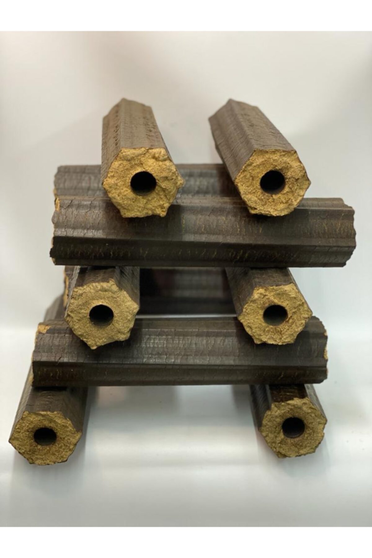 CEREN MANGAL Şömine Briket Odun A Kalite Doğal 10 kg - Jel İle Birlikte