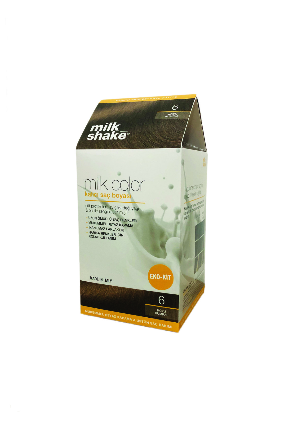 Milkshake Color Eko-kit Koyu Kumral -6 -köpüksüz