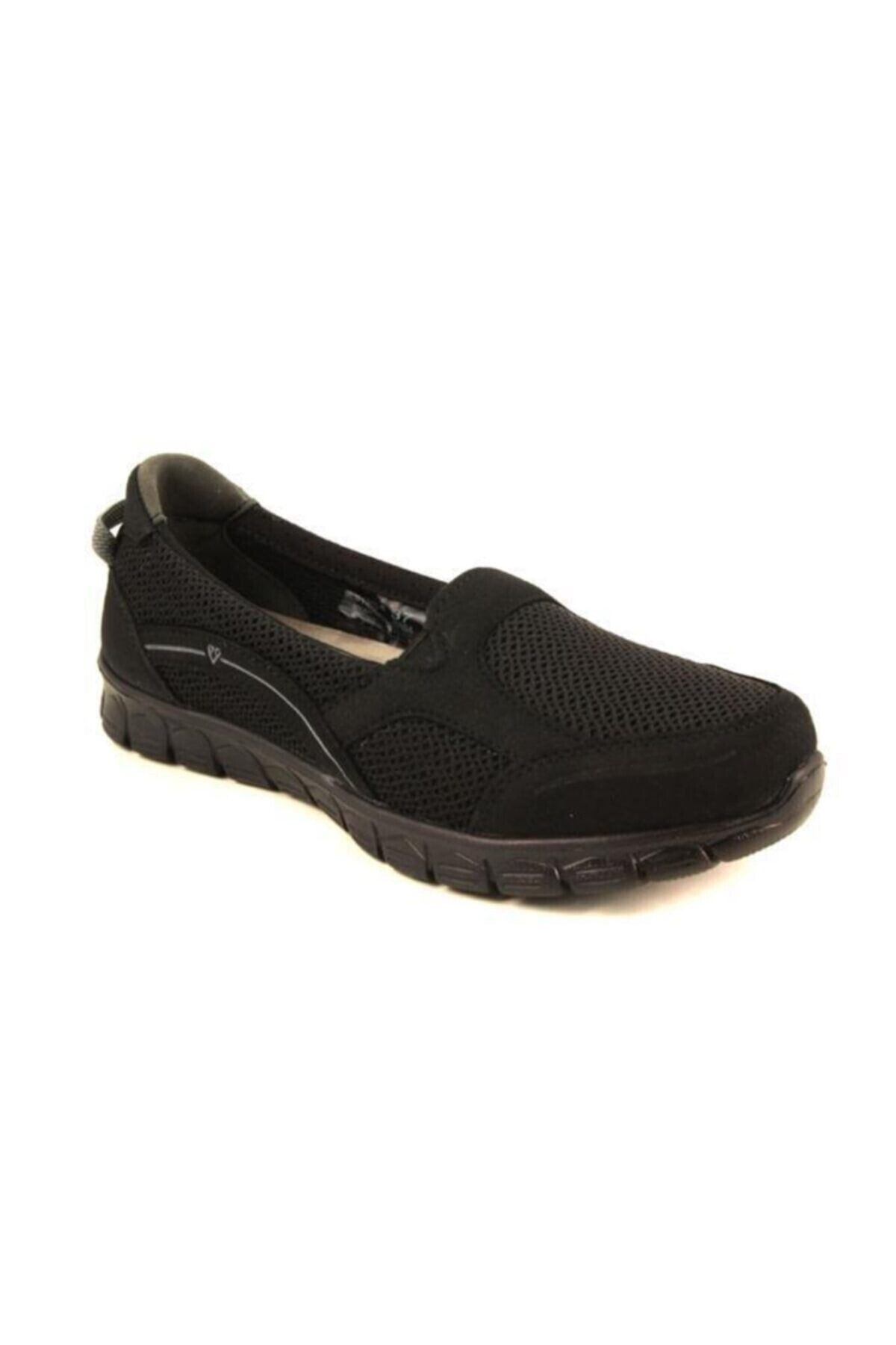 Forelli Walkingschuh Schwarz Flacher Absatz