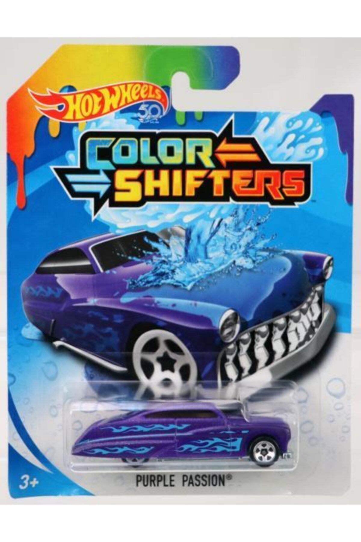 ماشین هات ویلز مدل رنگ تغییر دهنده مدل Purple Passion HOT WHEELS