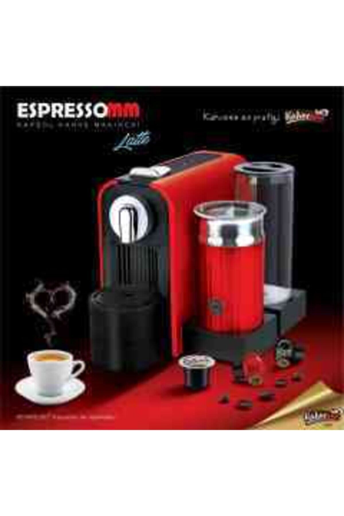 Latte Kapsül Kahve Makinesi (Siyah) - Nespresso Uyumlu 5