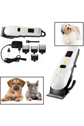 Genel Markalar Pro Pet Serisi Şarjlı Kedi Köpek Tıraş Makinesi Evcil Hayvan T...