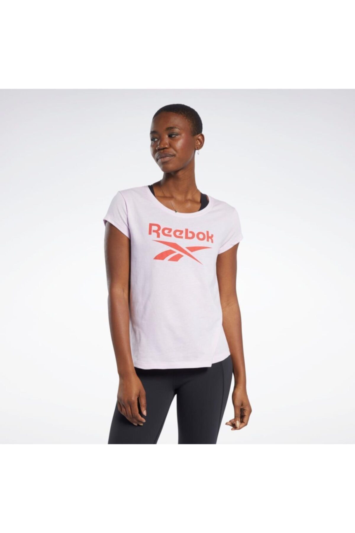 Reebok Fk7034 Ts Graphic Kadın Beyaz Spor Tişört