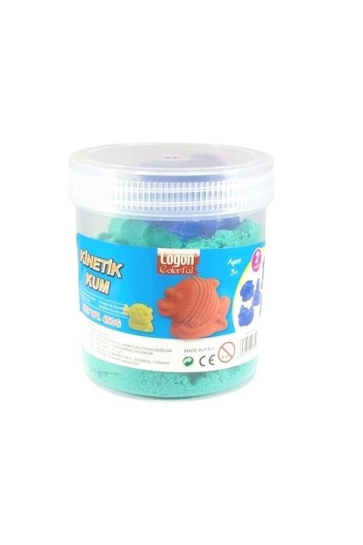 Logon-رمل أخضر حركي - 450 جم + 2 قالب L6005y 1
